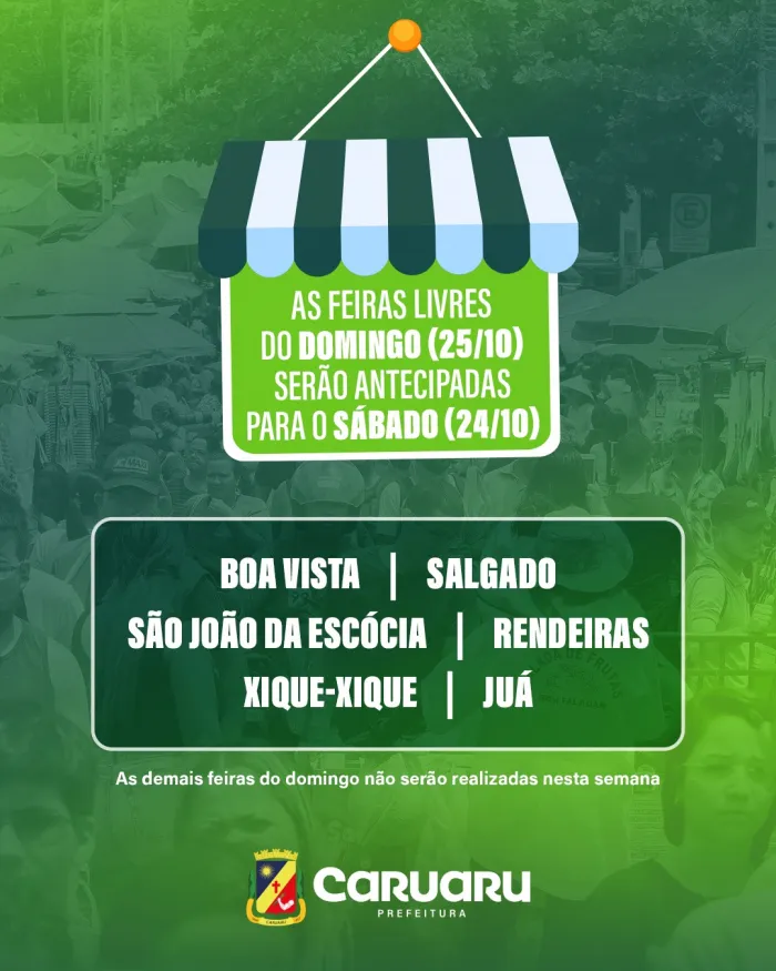 Foto: Reprodução/Prefeitura de Caruaru - PE