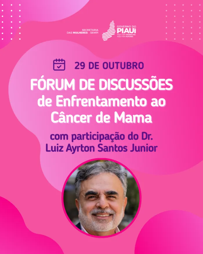 Sempi promove fórum sobre prevenção e controle do câncer de mama na quinta-feira (29)