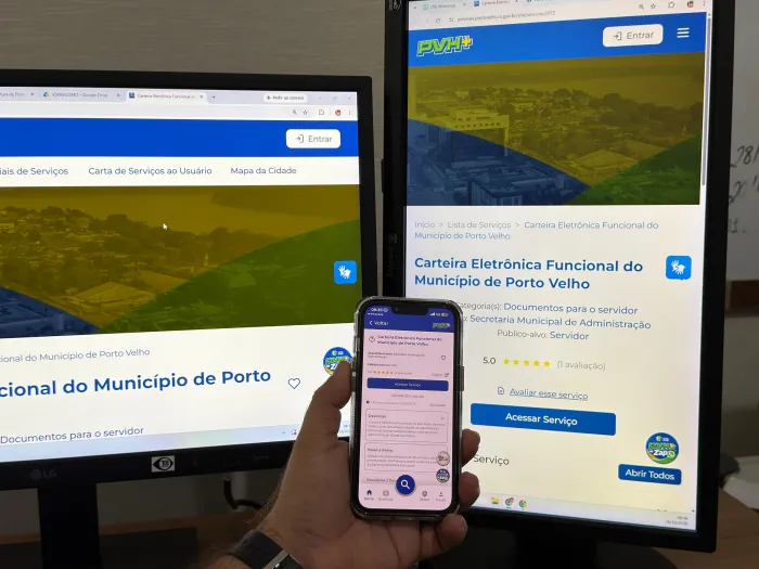A emissão é gratuita e facultativa para servidores civis ativos da Administração Direta, pelo aplicativo PVH+