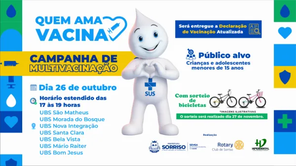 Sete UBSs terão horário estendido nesta segunda-feira, 26