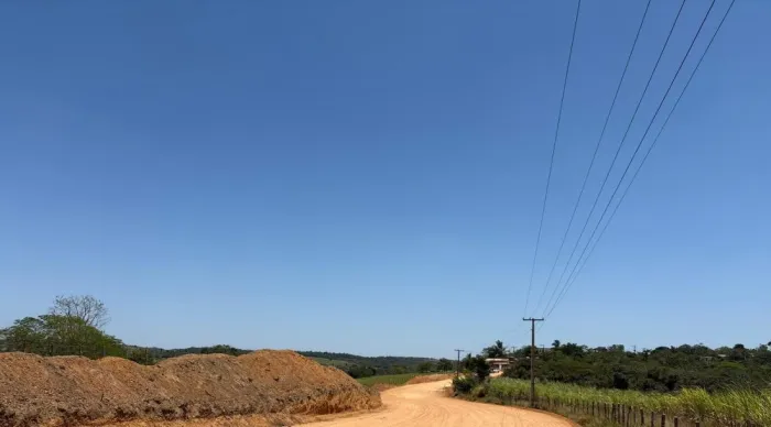 Obra de implantação da rodovia que liga Capela a Siriri avança com serviços de terraplanagem