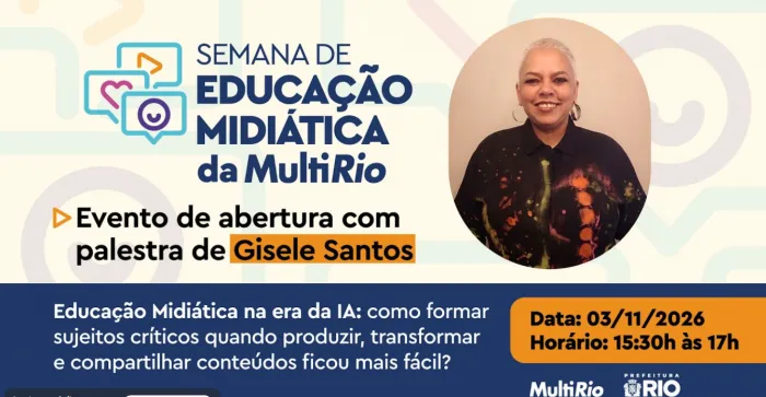 Programação apresenta projetos, plataformas e formações voltados à educação midiática. Arte: Divulgação