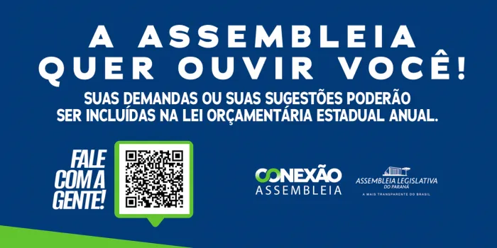 Assembleia Legislativa abre canal de sugestões para a definição do orçamento estadual para 2027