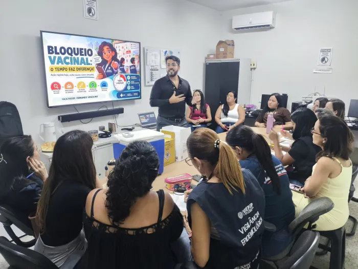 SMS fortalece atuação das equipes com capacitação sobre bloqueio vacinal e prevenção de doenças