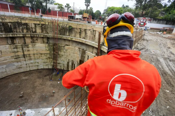 Reservatório receberá o excesso de água do Córrego Antonico durante tempestades como esperadas durante o El Niño, armazenando temporariamente parte do volume que passa pelo sistema de drenagem. Foto: Divulgação/Governo de SP.