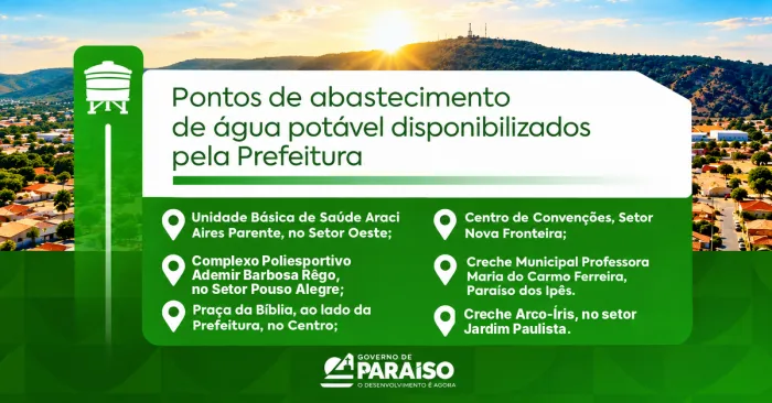 Com novo ponto no Jardim Paulista, Prefeitura disponibiliza seis locais gratuitos de abastecimento de água potável 
