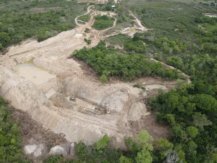 Batalhão Ambiental flagra garimpo ilegal em área de preservação e aplica multa de R$ 18 mil