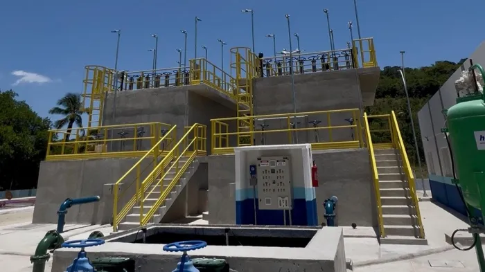 Seinfra acompanha fase de testes do sistema de abastecimento de água em Passo de Camaragibe